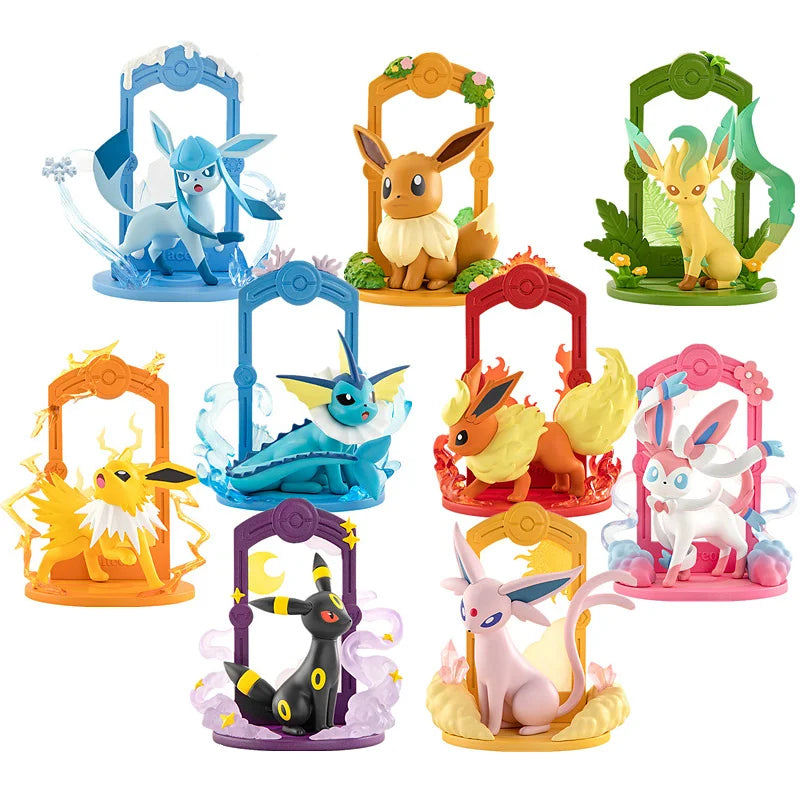 Mega Costruzioni Pokémon – Set 3 Personaggi Pikachu, Eevee e Piplup con Parti Snodate – 583 Pezzi – 7+ Anni