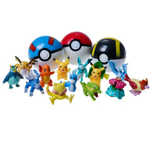 Lade das Bild in den Galerie-Viewer, Pokemon Geschenkbox 36 Figuren und 3 Pokebälle
