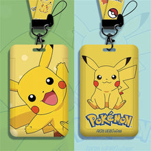 Load the image into the gallery viewer, Kawaii Pokemon Pikachu Badge with Lanyard