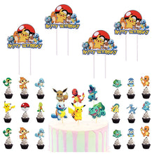 Lade das Bild in den Galerie-Viewer, Pikachu Kuchen Topper Deko
