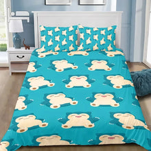 Lade das Bild in den Galerie-Viewer, Bettwäsche mit tollen Relaxo Snorlax Pokemon Motiven
