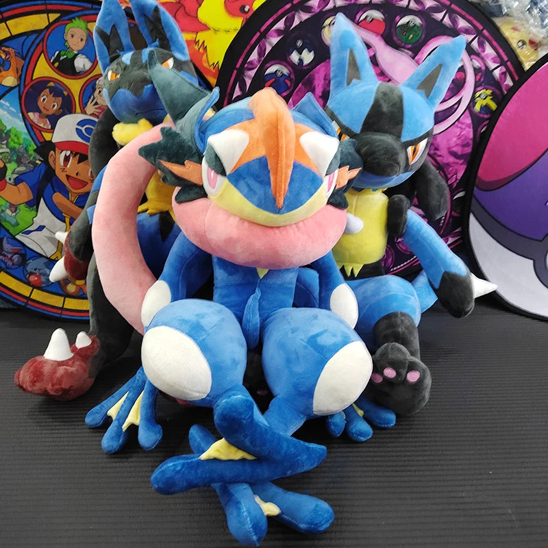 Pokemon XXL Kuscheltiere Lucario, Quajutsu, Zeraora Liberlo Glaziola u ...