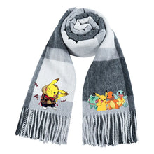 Lade das Bild in den Galerie-Viewer, Wärmender Pokemon Pikachu Winterschal für die kalte Jahreszeit
