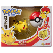 Lade das Bild in den Galerie-Viewer, Pokemon Spielzeug - Großer Pokeball mit Pokemon Figur zum spielen oder sammeln
