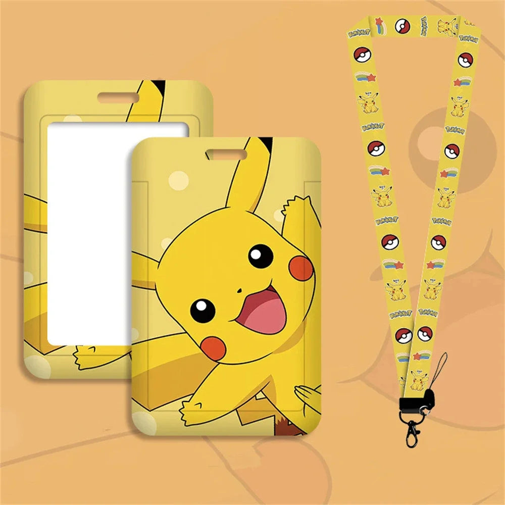 Kawaii Pokemon Pikachu Badge mit Lanyard