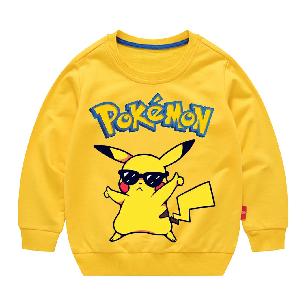 Coole Pokemon Kinder Pullover Pullies in bunten Farben