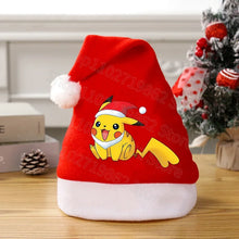 Lade das Bild in den Galerie-Viewer, Weihnachtliche Pikachu Pokemon Mütze für Kinder oder Erwachsene

