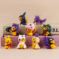 Pikachu Cosplay Figuren - 9 Stk. im Set