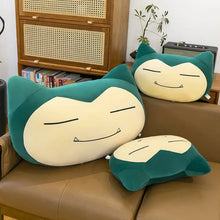 Lade das Bild in den Galerie-Viewer, Plüschiges Relaxo Snorlax Kissen (35-55cm) als Deko oder zum kuscheln
