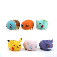 Lade das Bild in den Galerie-Viewer, 6er Set Pokemon Figuren mit Pikachu, Gengar, Mew, Bisasan, Schiggy und Glumanda
