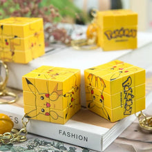Load the image into the gallery viewer, Pikachu Rubik's Cube Keychain