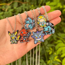 Lade das Bild in den Galerie-Viewer, 6er Set Anhänger, Halsketten oder Broschen im Mecha Pokemon Look
