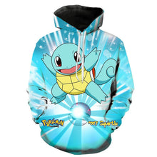 Lade das Bild in den Galerie-Viewer, Vollfarbige Bunte Pokemon Hoodies Pullover in vielen Motiven
