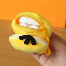Lade das Bild in den Galerie-Viewer, Flauschige Enton Psyduck Geldbörse mit Clip
