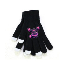 Lade das Bild in den Galerie-Viewer, Flauschige Winter Handschuhe mit Pokemon Motiven in Pink oder Schwarz
