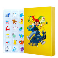 Calendario dell'Avvento Pokemon con motivo Ash Ketchum e Pikachu in giallo