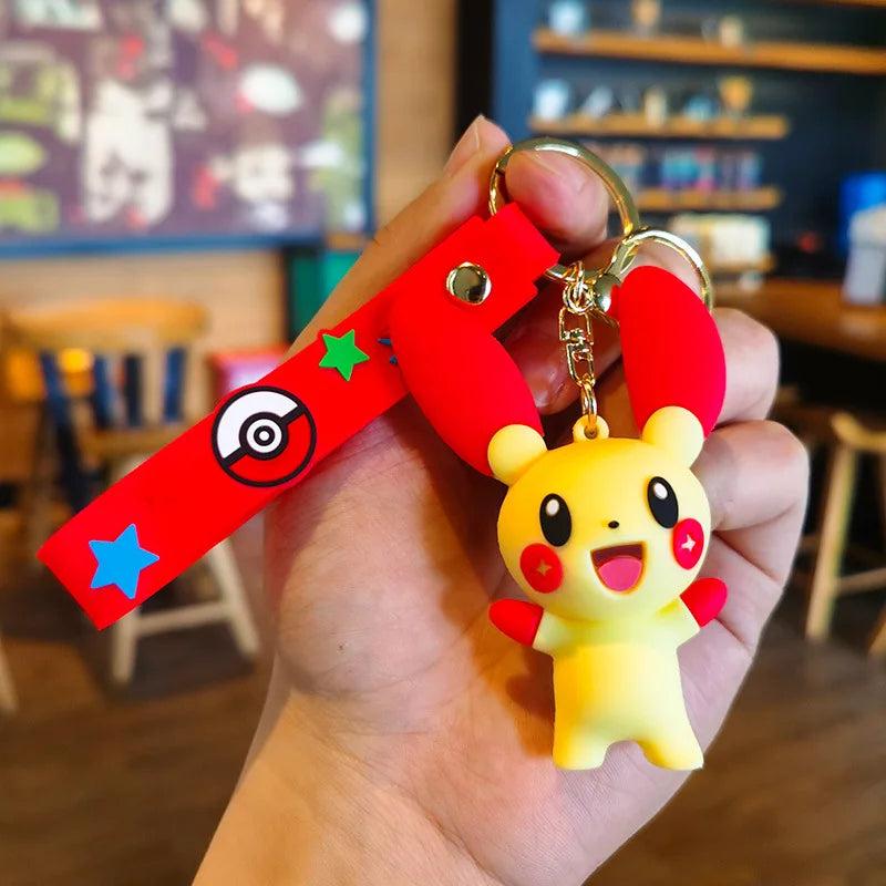 Pikachu Gengar Glumanda Pummeluff Schlüsselanhänger Keychain