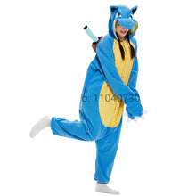 Lade das Bild in den Galerie-Viewer, Blastoise Turtok Onesie Kostüm für Cosplay, Karneval, Fasching etc.

