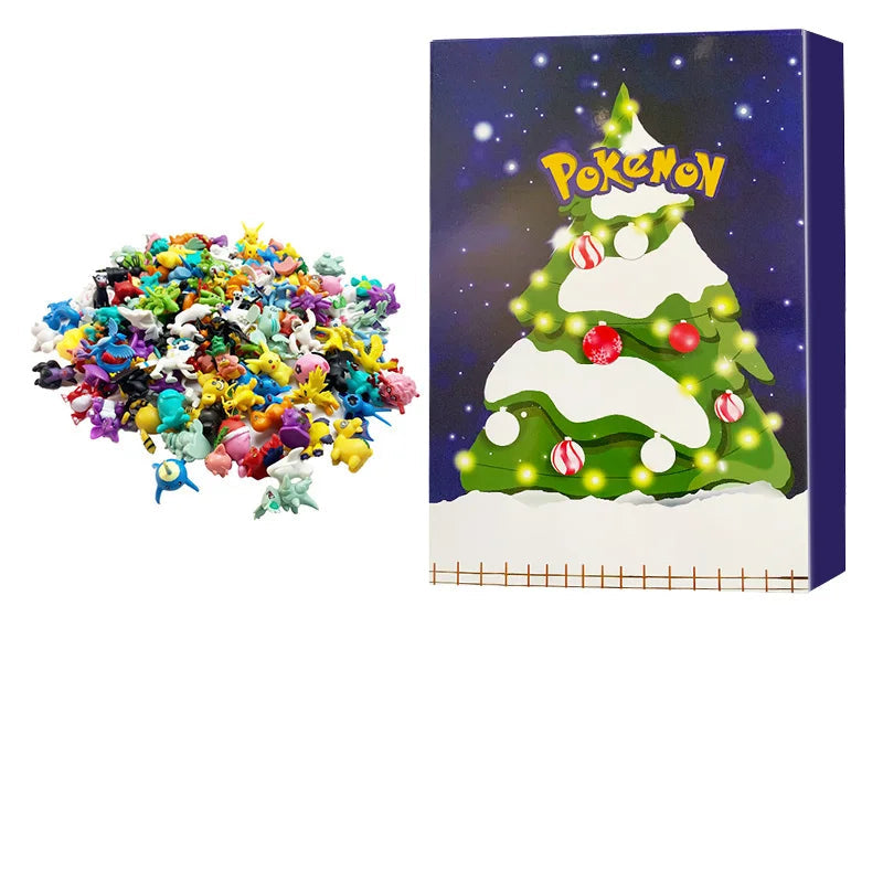 Weihnachtliche Adventskalender mit Pikachu und Pokemon Motiven