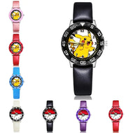Kinder Armbanduhr mit Pikachu oder Poke Ball Motiven