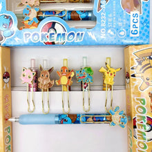 Lade das Bild in den Galerie-Viewer, Pokémon Stift Set für die Schule mit Pikachu, Bulbasaur, Evoli u. a.
