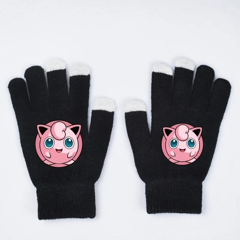 pikachu handschuhe Warme Kinder Handschuhe mit Pummeluff, Glurak oder Pikachu Motiv kaufen