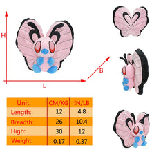 Load the image into the gallery viewer, buy Smettbo Butterfree plush Pokemon in different shapes and sizes