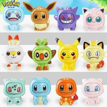 Lade das Bild in den Galerie-Viewer, Pokemon Figuren mit wechselnden Gesichtern im 3er Pack
