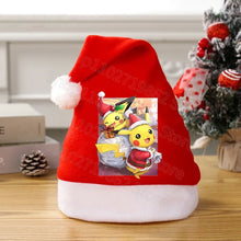Load the image into the gallery viewer, Christmas Pikachu Pokemon hat for children or adults
