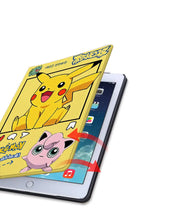 Load the image into the gallery viewer, Pokemon iPad Air Pro Smartcover with Pikachu, Bulbasaur, Squirtle, Jigglypuff motifs