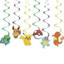 Load the image into the gallery viewer, Pokemon children's birthday decorations - plates, cups, banners, tablecloths, etc.