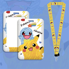 Load the image into the gallery viewer, Kawaii Pokemon Pikachu Badge with Lanyard