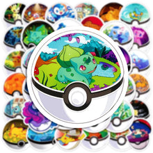 Lade das Bild in den Galerie-Viewer, Pokeball Aufkleber Sticker (10/30/50 Stk.)
