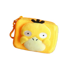 Lade das Bild in den Galerie-Viewer, Flauschige Enton Psyduck Geldbörse mit Clip
