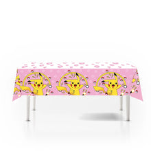 Load the image into the gallery viewer, Pokemon children's birthday decorations - plates, cups, banners, tablecloths, etc.
