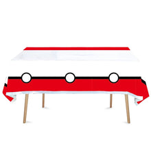 Load the image into the gallery viewer, Pokemon children's birthday decorations - plates, cups, banners, tablecloths, etc.
