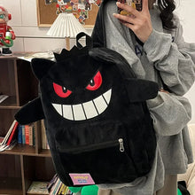 Lade das Bild in den Galerie-Viewer, Cooler Gengar Rucksack in Schwarz oder Lila für Freizeit, Schule etc.
