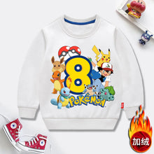 Lade das Bild in den Galerie-Viewer, Pokémon Happy Birthday Pullover für Kinder – Feiere deinen Geburtstag mit Stil
