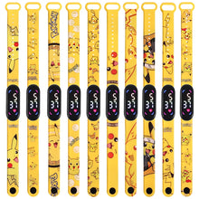 Load the image into the gallery viewer, Pokemon Pikachu and others digital watch for children