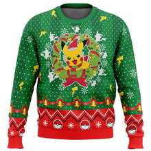 Lade das Bild in den Galerie-Viewer, Pikachu Pullover im Weihnachts Look Weihnachts Sweater Pullover
