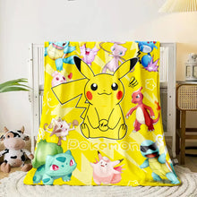 Lade das Bild in den Galerie-Viewer, Kuschelige Decken mit Pokemon Motiven zum kuscheln und wohlfühlen

