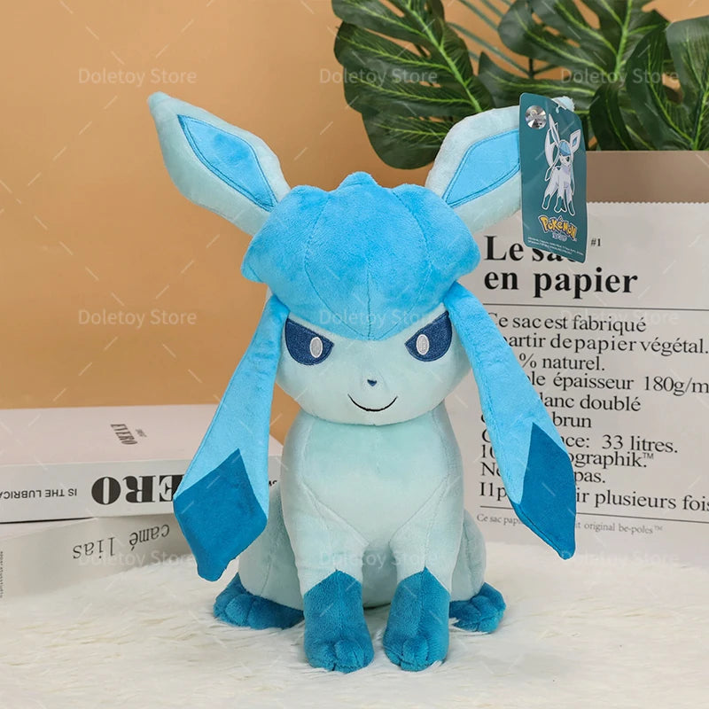 Lot De Peluches Pokémon – Evoli, Flamara, Aquana, Blitza, Psiana, Nachtara, Glaziola, Etc., Neuves