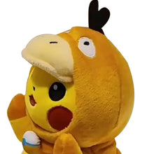 Lade das Bild in den Galerie-Viewer, Pikachu Cosplay als Enton Plüsch Pokemon (ca. 20cm)
