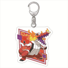 Load the image into the gallery viewer, Pokemon Meowscarada Skeledirge Ceruledge Acrylic Pendant Keychain