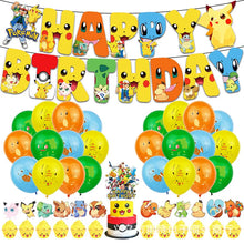 Load the image into the gallery viewer, Pokemon Birthday Party Decoration Items