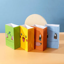 Chargez l'image dans la visionneuse de galerie, 10 pcs sacs cadeaux sacs cadeaux au look Pokémon (différents motifs, env. 8 cm)