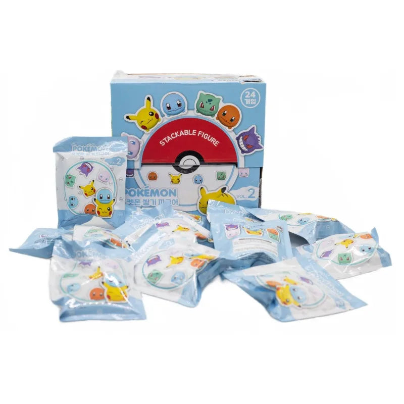 Pokemon Stapelbare Pokemon Figuren Blind Box 24 Stk.