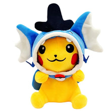 Lade das Bild in den Galerie-Viewer, 4er Set Pikachu Cosplay Stofftiere
