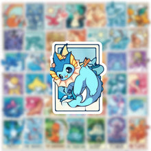 Lade das Bild in den Galerie-Viewer, 50 Stk. Pokemon Aufkleber Sticker Karten-Look
