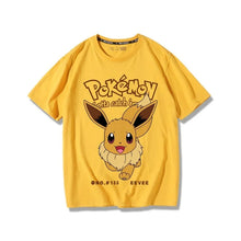 Lade das Bild in den Galerie-Viewer, Pokemon Pikachu Sommer T-Shirts mit kurzen Armen
